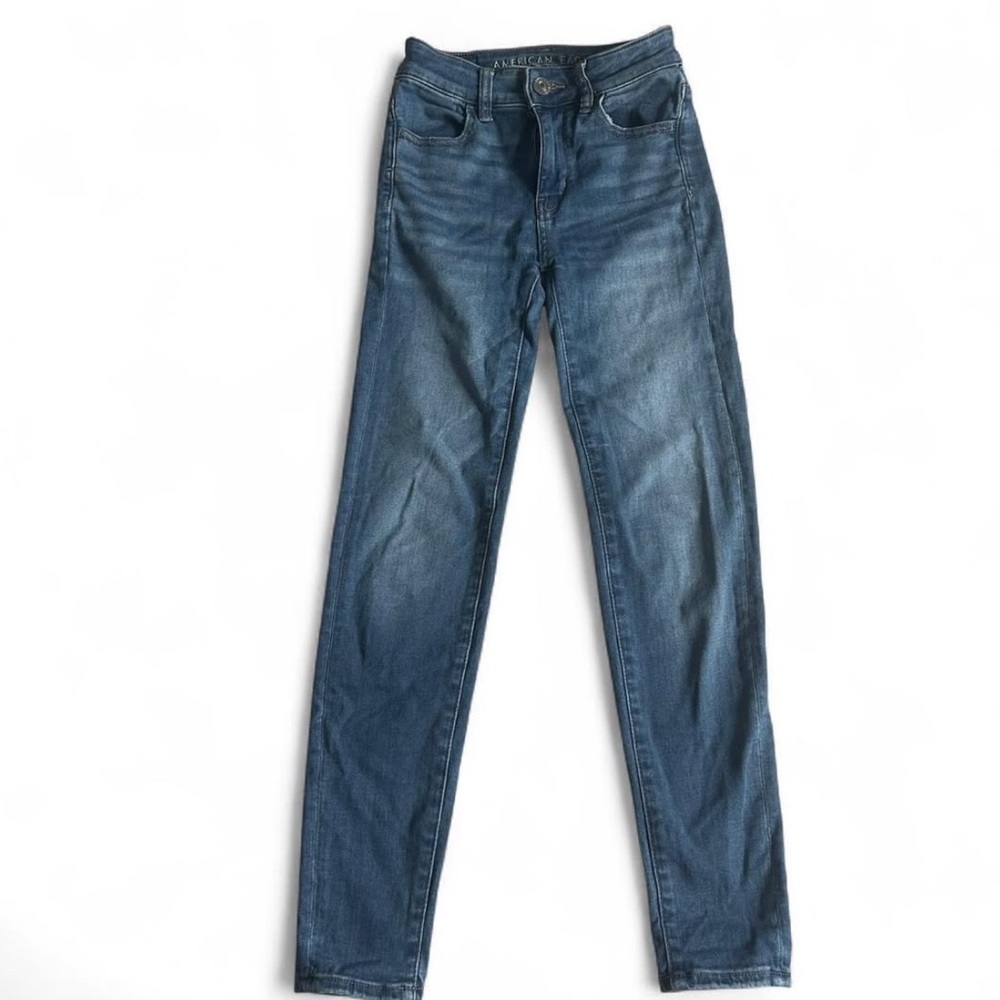 american eagle medium wash denim jeans